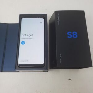 Samsung Galaxy S8 64GB SM-G950W Midnight Black Smartphone with Box